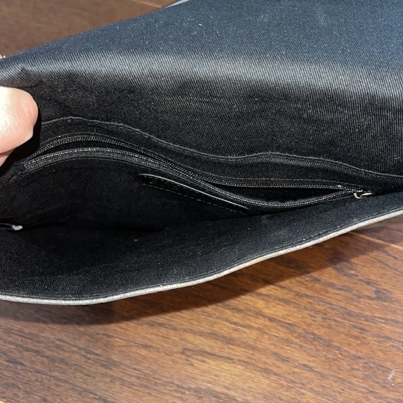 BCBGeneration Silver Clutch
